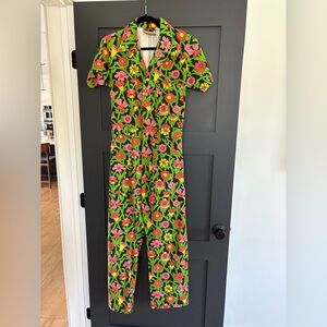 Big Bud Press Floral Tansy Jumpsuit Small RARE
